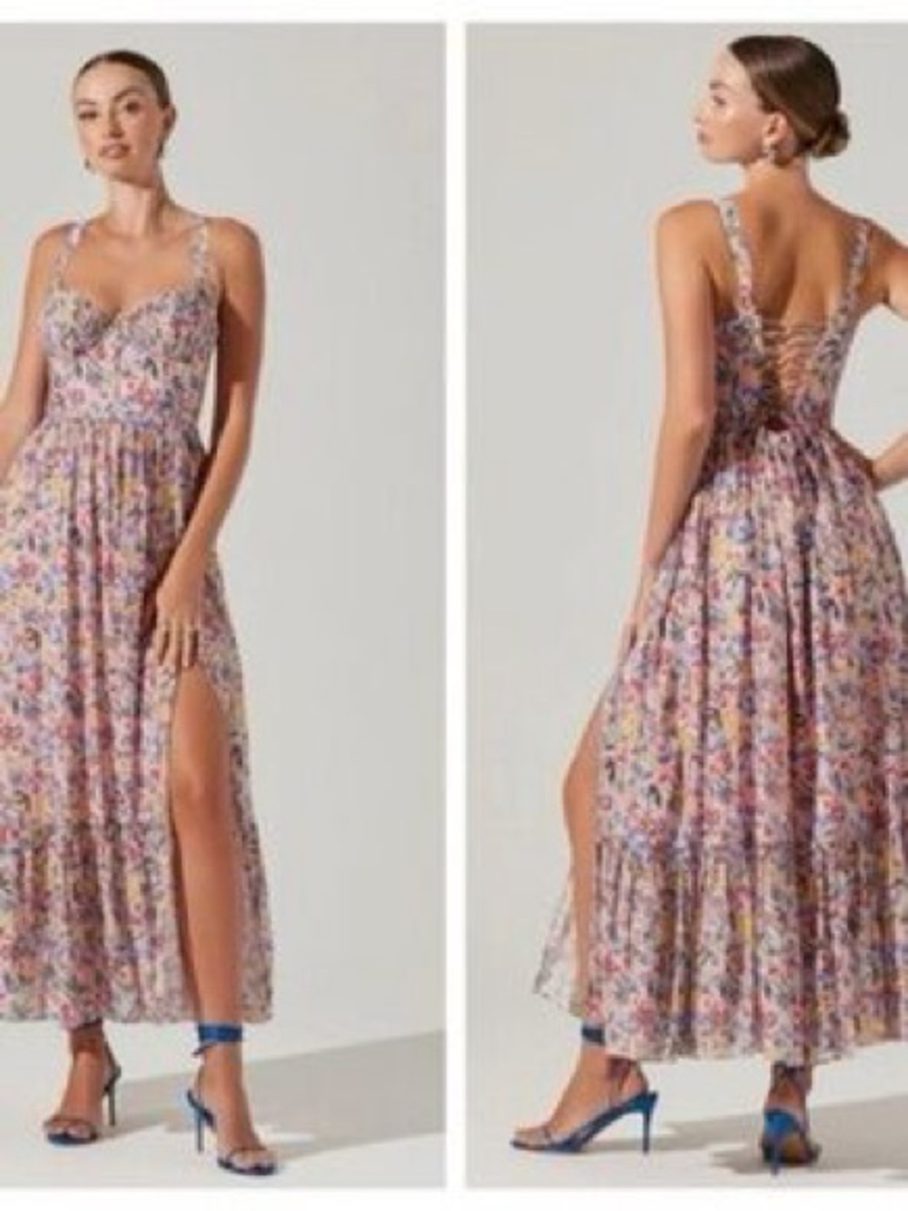 ASTR the Label Corset midi Dress